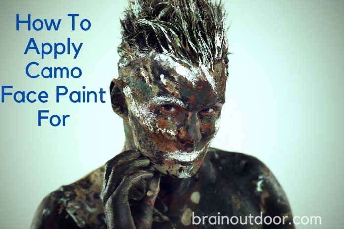 How To Apply Camo Face Paint For